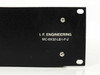 I.F. Engineering MC-8X32-LB1-F-2 left side panel showing manufacturer name and model number imprint