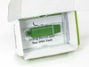 Genisyss Personal 4/16 DNA Vault – USB device sealed in clear plastic tray inside open retail box with getting started brochure