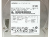 Hitachi HDT721050SLA360 label close-up showing model, SATA 3.0 Gb/s, 7200RPM, 500GB capacity, Apple HDD Firmware 2008, and P/N 0A38673
