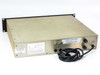 I.F. Engineering MC-1200-2X32-F/B-UG distribution box – rear panel showing INPUT BNC connectors, fuses, power entry, and DC blocks caution label