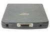 I-O Data CDP-TX20 rear/bottom edge showing DC IN 5V barrel jack, 50-pin Centronics SCSI connector, and SCSI ID selector switch