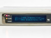 ARG 1900 Transmitter front panel LCD close-up – display reading '1900 Transmitter / ARG ElectroDesign' with FAIL, ALARM, and POWER LED indicators