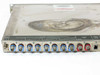 ARG 1900 1945-EQTW1-BOM Transmitter — front panel close-up showing blue VFD/LCD display (non-functioning), FAIL and POWER LED indicators, and navigation keypad with LEFT, RIGHT, UP, DOWN, HOME, and ENTER buttons