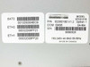 International Datacasting SFX3101R label – showing model SFX3101R, P/N 92080190 V1.2, Option 1, DA-604, DOM 09/06, 100-240V 4A, Made in Canada, with MAC address barcodes for SAT0, ETH0, ETH1