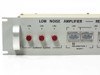 LNR 506004259 front panel close-up – LNA 1, 2, 3 summary alarm LEDs and Polarization 1 Select On Line / Stand By switches