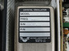 Vectron Laboratories crystal oscillator label inside STS Statcom upconverter showing model 229-7209-5, frequency 103 MHz, S/N 857405, made in USA