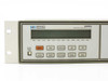 HP 3488A front panel close-up showing model label, LCD status indicators, and control buttons