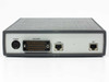Sync D-FRAP rear panel close-up showing DIN power, DB-25 DTE port, COMM and NET RJ-45 ports