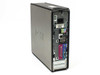 Dell OptiPlex 755 SFF — rear right angle showing back panel with audio, USB, LAN, and video ports