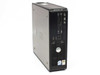 Dell OptiPlex 755 SFF desktop PC — front left angle showing Dell logo, drive bays, and front USB ports