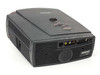 InFocus LP400 DLP projector — top and rear quarter view showing top control panel buttons and rear connection ports