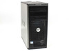 Dell OptiPlex 380 mini tower desktop PC — front and right side view showing Dell logo, optical drive bay, and front panel