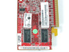ATI Radeon X600 PCB close-up — memory ICs, Dell CN-0J9133 label, part number 102A2605502, REV A01 marking, and FCCT PASS sticker visible