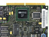 HP J4121A PCB close-up of HP Hewlett-Packard custom ASIC chip (1822-3979) and NEC memory chip