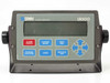 Span LR300 digital scale terminal front face showing Alarm Silence, Change Mode, Next Step, Channel Displayed, Enter, and arrow keys