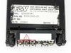 Newport Q2000AVR1 rating label showing model Q2000AVR1, serial 93141342-25, 120VAC, 5 watts — FLW distributor label