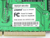 Kingston KNE30BT PCB label close-up showing model number, FCC compliance marking, and barcode 9921700011145