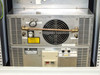 Fritz Hüttinger TIS 2.5/13560 RF generator module – rear view showing large cooling fan and copper water-cooling pipe