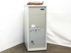 Balzers RFS 302 RF Power Supply – front view showing control panel, key switch, and analog meters with cables on top