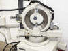 Rigaku 2561R1 diffractometer — close-up of large goniometer ring with angular degree scale and sample stage