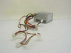 Enhance Electronics ATX-1125BTA 300W ATX power supply – left-side angled view showing full output cable harness with Molex, floppy, and ATX connectors