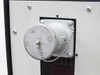 Eratron PPS 8210 – close-up of rear industrial 3-phase power inlet with protective dust cap and retaining chain