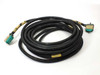 ELCO 460-81502-001 38-pin analog snake cable coiled, showing full 40-foot length with both connectors visible