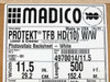 Madico Protekt TFB HD(10) W/W box label showing 11.5in width, 500ft length, MPN 4970014/11.5, Made in USA