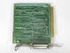 IBM 1501987 parallel card – solder side (PCB reverse) showing trace layout; part number 1501988 visible on board edge