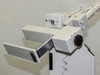 Coherent UltraPulse 5000C articulated arm assembly showing arm segments, joints, adjustment knob, and storage tray