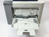 Brother MFC-9440CN — right side view with main paper input tray fully extended showing paper feed and adjustment guides