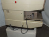 3M 7540MFB AJ rear view showing power cord, access panel, and wheeled cabinet base