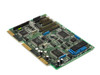 National Computer NDC5525 16-bit ISA hard drive controller card – top/component side showing ISA edge connector, ribbon cable headers, multiple ICs, blue jumper blocks, and National Computer Ltd. board marking