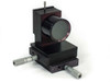Ealing 25-9218 Smartt Point Diffraction Interferometer main optical assembly with large front lens element and dual micrometer adjusters on XY stage