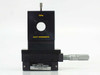 Ealing Smartt Interferometer front view showing circular optical aperture, instrument label, and micrometer translation stage