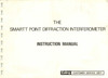 Ealing Smartt Point Diffraction Interferometer Instruction Manual — front cover with title and Ealing Customer Service Dept. stamp