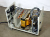 AAA Power System CP6 internal view — toroidal transformer core, wiring harness, capacitor bank, and motor assembly on open chassis