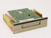 Colorado 120MB internal tape drive – front-angled view showing beige front panel with 120MB label, controller PCB on top, and metal rack-mount bracket