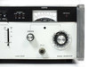 Model 3000 Signal Generator front panel — shows OUTPUT meter (RMS Volts / dBm scale), VERNIER amplitude knob, RF OUT connector, FM/AM modulation scale, and UNLEVELED indicator lamp