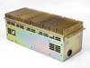 Lorain MZHSA15CAB Modular DC-DC Converter front three-quarter view showing heatsink array and module slots