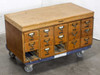 Library Bureau Makers VINTAGE ANTIQUE Library Card Cabinet - Missing 2 Drawers