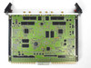 Curtiss-Wright SVME-414 VME system board bottom-side view showing full PCB layout with discrete logic ICs, memory devices, and VME backplane connectors