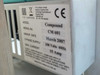 TTP Labtech comPOUND CM601 rating plate showing model CM601, serial CM601, manufacture date March 2007, 208V 60Hz 15A 3-phase supply, Class 1 laser product