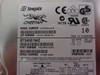 Seagate ST34501WC Cheetah drive label closeup — model number, part number 9E2005-032, serial number, firmware 0558, Made in Singapore