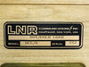 LNR Communications HCL/4 model label closeup — reads HOT/COLD LOAD, Model HCL/4, Serial 052, Hauppauge New York USA