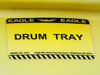 Eagle Manufacturing 1614 55-Gallon Poly Drum Tray w/ Castor Dolly 1618 - Yellow