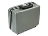 Wilcom gray hard-shell carrying case closed, side/rear view