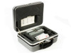 Wilcom T319 T355 meter set in open gray carrying case with foam inserts and documentation