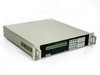 Newtec DVB-2063 NTC/2063/Lx satellite demodulator – front and right-side 3/4 view showing LCD display and keypad