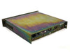 Newtec DVB RX 2060 – rear panel angled view showing connectors, fans, and rack ears